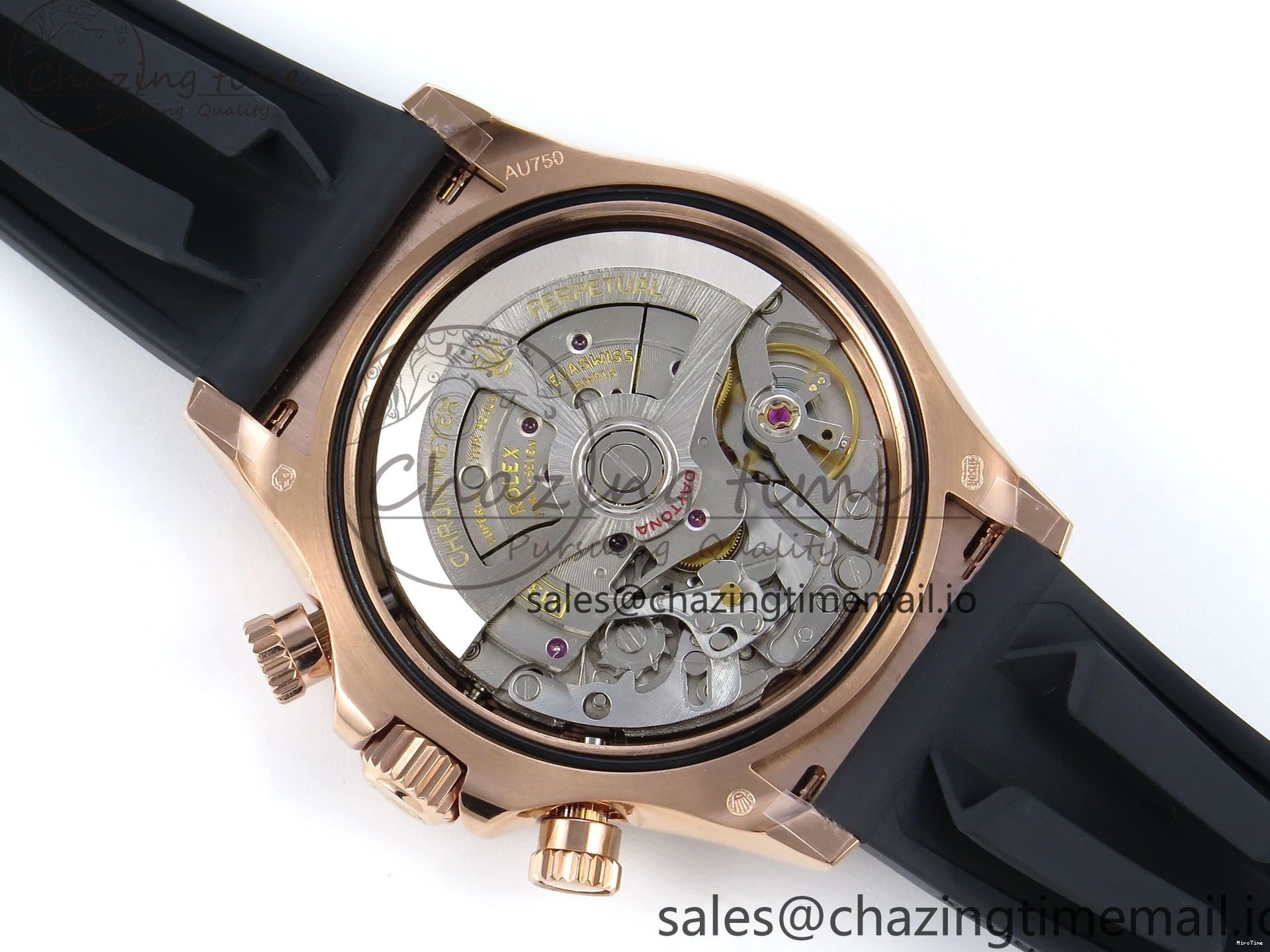 MiroTime 0516 Daytona 126515 QF 1:1 Best Edition Black RG Diamonds Dial on Oysterflex Strap SH4131 V Sophisticated 701